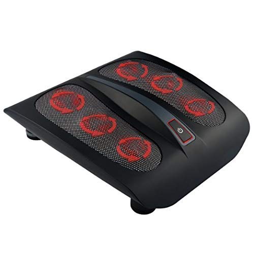 Belmint Masajeador de Pies con Deep Shiatsu Kneading, Masaje Pie de Máquina Equipado con 18 Nodos de Masaje y Función de Calor para Aliviar Dolores de Pie, Estrés, Pantorrilla y Fascitis Plantar