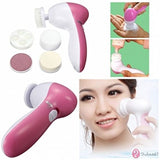Masajeador Facial, Exfoliante, Relanjante Antiarrugas 5 En 1