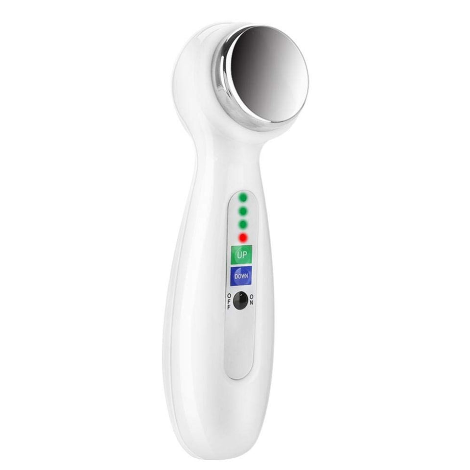 TMISHION Máquina de Adelgazamiento Corporal, Dispositivo de Masaje Facial ultrasónico Antiarrugas para Masaje Facial y Corporal Estiramiento de hinchazón oscuras para Ojos y Patas(US)