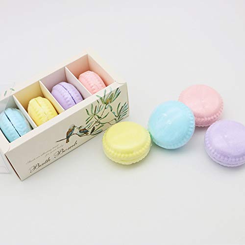 BEITAI Diseño único Creativo Macaron Bath Bomb Oil Aceite Salt Ball Set Todos los aceites Esenciales Naturales Perfecto para Bubble & SPA Bath Regalo Perfecto para el día de la Madre