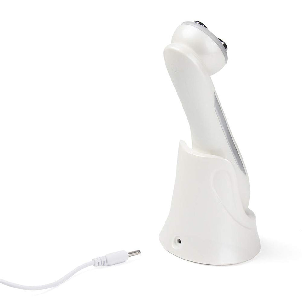 ZYFWBDZ Masajeador Facial Ultrasonido Facial Masaje Anti envejecimiento 5 Modo de luz LED Reafirmación de la Piel Eliminar Arrugas Cuidado de la Piel Instrumento de Belleza