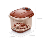 T-Day Masajeadores Eléctricos para Pies El baño para masajear SPA de pies, Mima Sus pies con Calor, Burbujas y Herramientas de Masaje, baño de pies terapéuticos con hidromasaje y Calentador