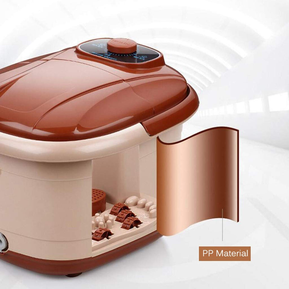 T-Day Masajeadores Eléctricos para Pies El baño para masajear SPA de pies, Mima Sus pies con Calor, Burbujas y Herramientas de Masaje, baño de pies terapéuticos con hidromasaje y Calentador