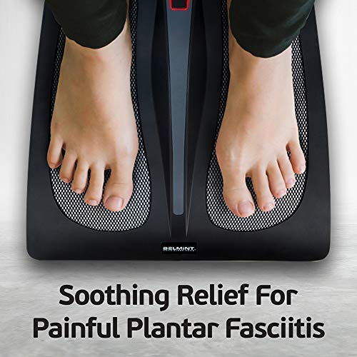 Belmint Masajeador de Pies con Deep Shiatsu Kneading, Masaje Pie de Máquina Equipado con 18 Nodos de Masaje y Función de Calor para Aliviar Dolores de Pie, Estrés, Pantorrilla y Fascitis Plantar