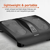 Belmint Masajeador de Pies con Deep Shiatsu Kneading, Masaje Pie de Máquina Equipado con 18 Nodos de Masaje y Función de Calor para Aliviar Dolores de Pie, Estrés, Pantorrilla y Fascitis Plantar