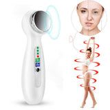 TMISHION Máquina de Adelgazamiento Corporal, Dispositivo de Masaje Facial ultrasónico Antiarrugas para Masaje Facial y Corporal Estiramiento de hinchazón oscuras para Ojos y Patas(US)