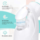 Lzour Facial Vapor Facial Sauna Nano iónico Caliente Niebla con difusor de Aceite Esencial para Cara Home SPA hidratación Abertura poros y Cuidado de la Piel