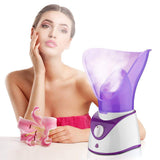 Lzour Facial Vapor Sauna Home SPA Caliente Niebla hidratación poros Limpiar blackheads Claro acné aromaterapia Cuidado de la Piel humidificador