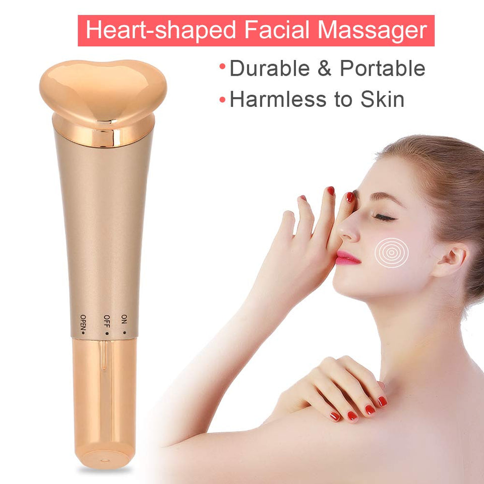 Semme Masajeador Facial Belleza Vibración Masaje Rejuvenecimiento Piel Reafirmante Antiarrugas Levantamiento de Cara Antienvejecimiento Cuidado de la Piel