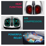 Belmint Shiatsu Masajeador de Pies y Pantorrillas con Función de Calor para Aliviar la Fascitis Plantar, Dolor Crónico y Tensiones, SPA para Pies de Terapia Shiatsu Reenergiza Pies Cansados