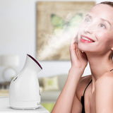 Lzour Vaporizador Facial, Wolady Nano Iónico Vaporizador Facial para poros con luz UV Niebla Caliente Pulverizador humectante Casa Sauna SPA Bonus Blackhead Extractor Kit