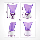 Lzour Facial Vapor Sauna Home SPA Caliente Niebla hidratación poros Limpiar blackheads Claro acné aromaterapia Cuidado de la Piel humidificador