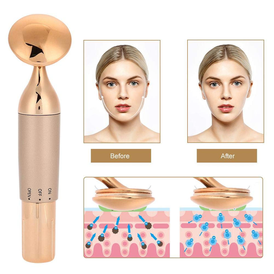 Masajeador Facial, Slim Lift Tighten Dispositivo de Belleza Facial Piel SPA Limpiador Masajeador Anti Arrugas Cuidado de la Piel Dispositivo de Masaje de Ojos