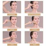 Masajeador Facial, Slim Lift Tighten Dispositivo de Belleza Facial Piel SPA Limpiador Masajeador Anti Arrugas Cuidado de la Piel Dispositivo de Masaje de Ojos