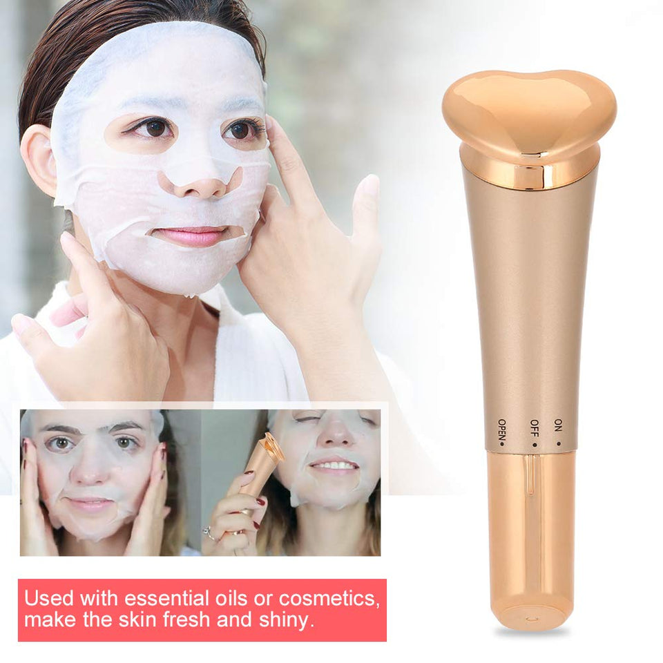 Semme Masajeador Facial Belleza Vibración Masaje Rejuvenecimiento Piel Reafirmante Antiarrugas Levantamiento de Cara Antienvejecimiento Cuidado de la Piel