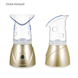 Lzour Professional Digital Deluxe Facial SPA Mist and Sauna inhalador SPA – Ayuda a Abrir los poros y Eliminar la Suciedad, bacterias y residuos de Maquillaje (Oro)