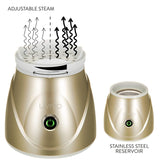 Lzour Professional Digital Deluxe Facial SPA Mist and Sauna inhalador SPA – Ayuda a Abrir los poros y Eliminar la Suciedad, bacterias y residuos de Maquillaje (Oro)